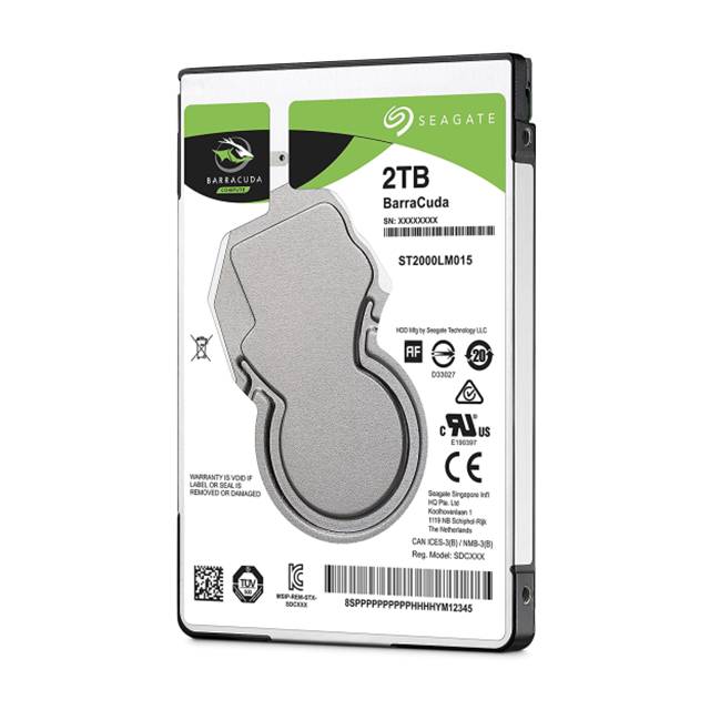 Seagate HDD 2TB 2.5inch for laptops