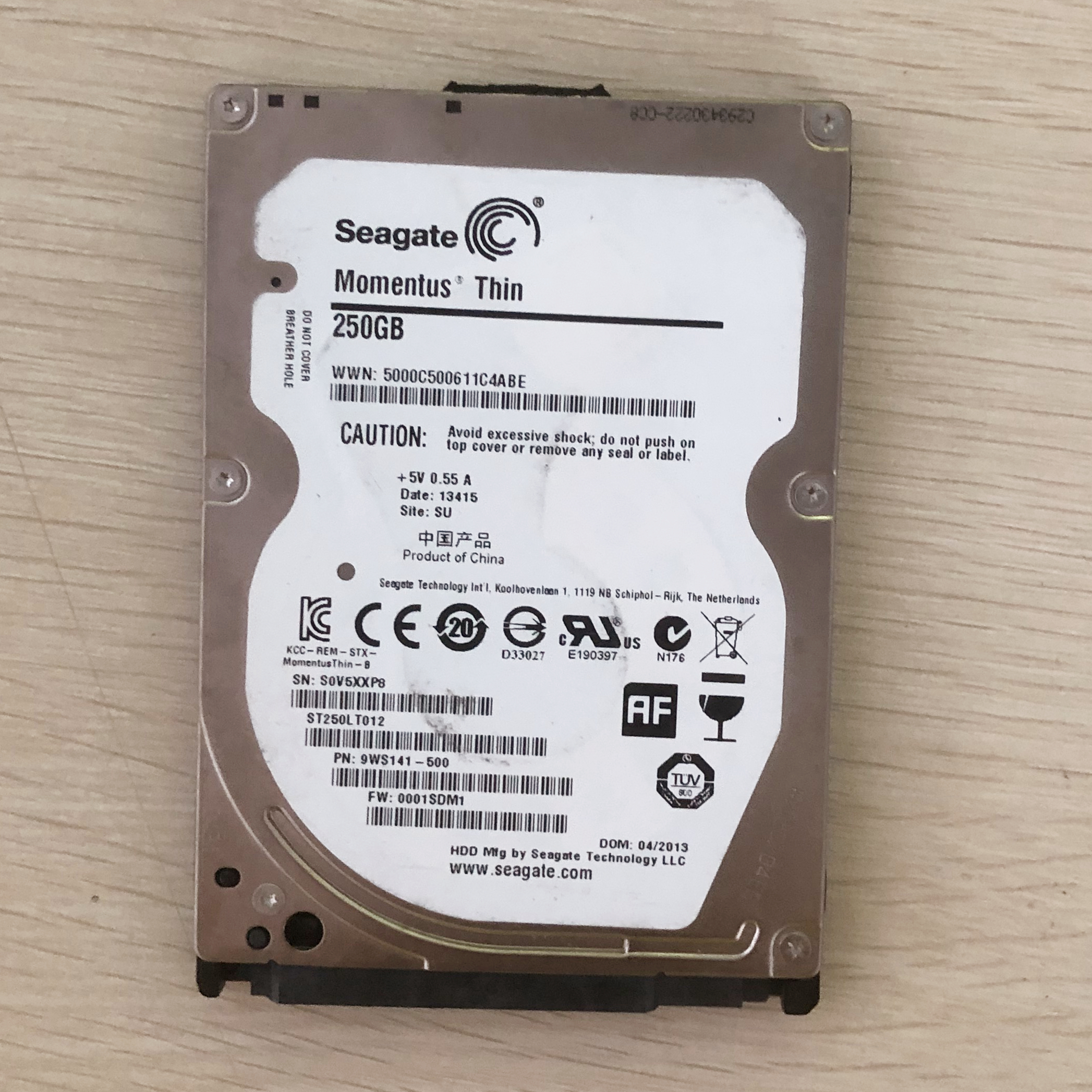 Seagate HDD 250GB 2.5inch