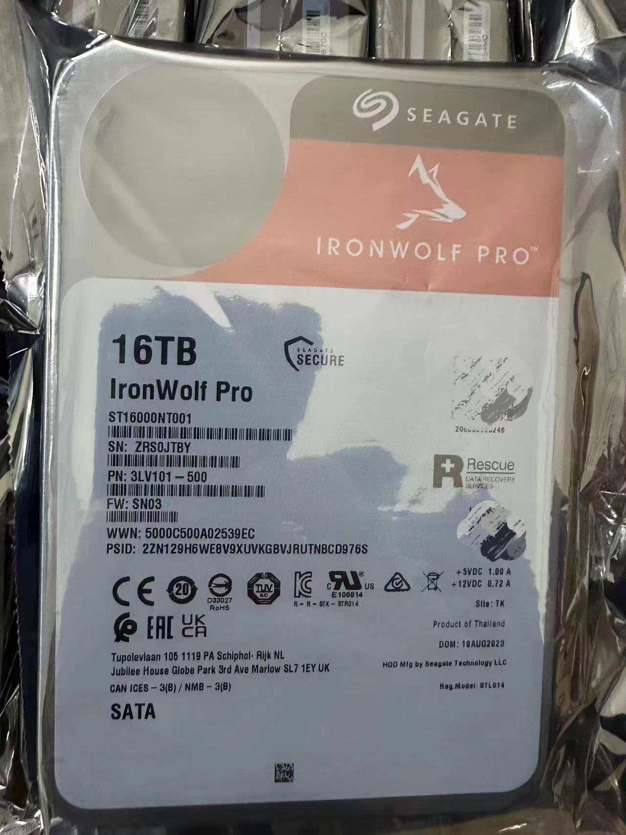 WD HDD IronWolf 16TB 3.5inch