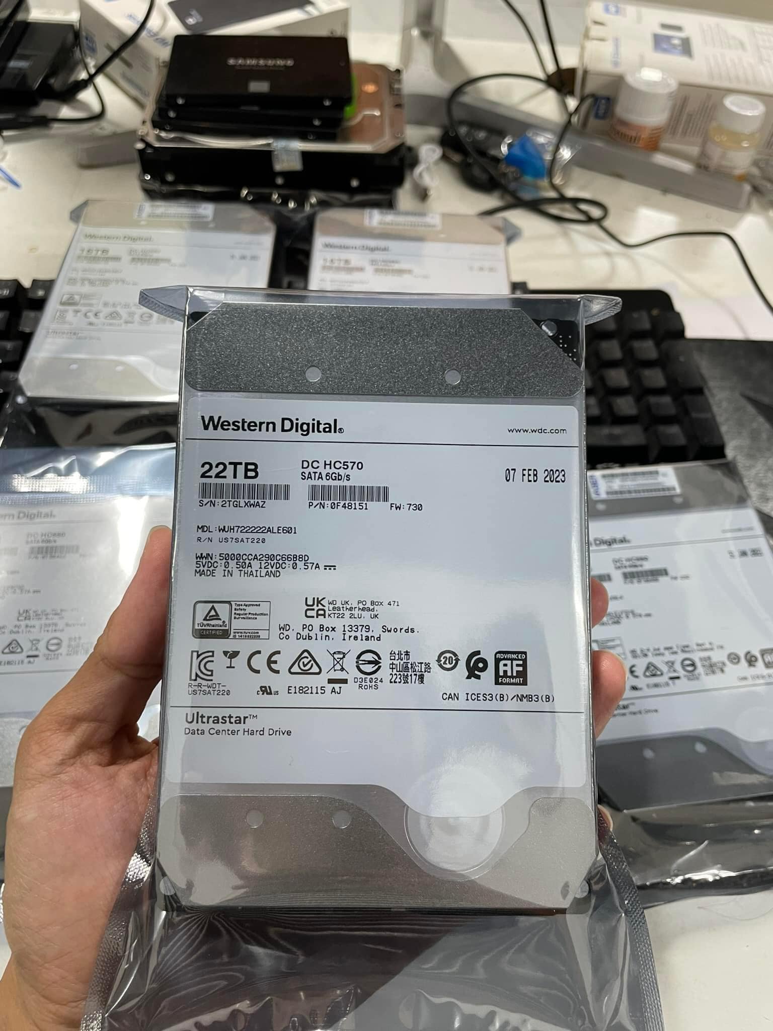 WD HDD 22TB 3.5inch